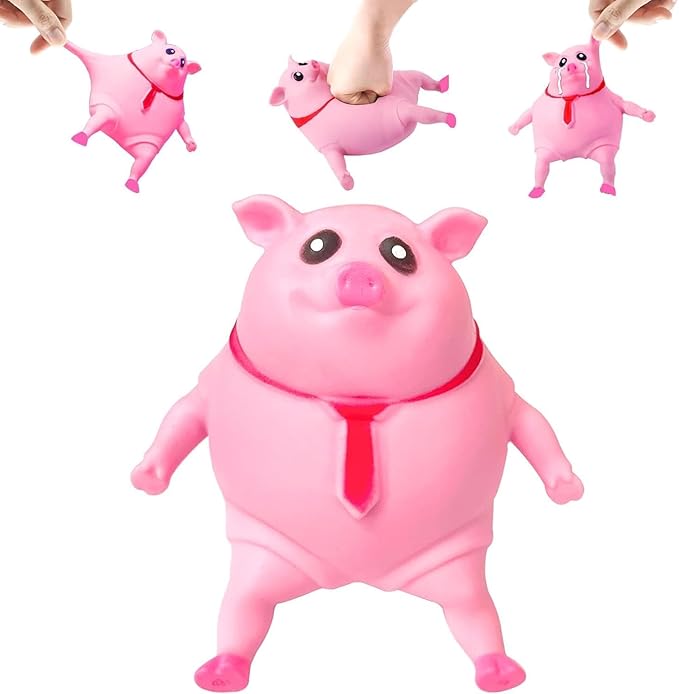 Funny Pink Pig Squishy Toy